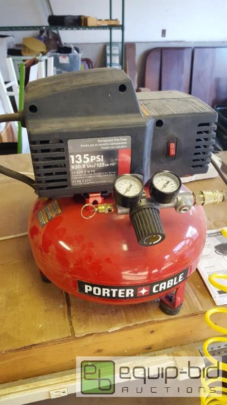 lot 1016 image: Porter Cable air compressor