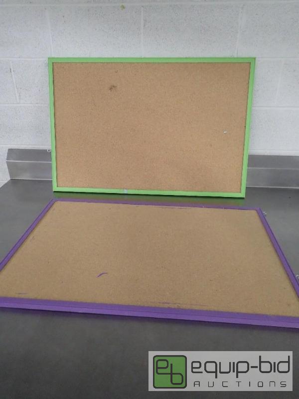 lot 1198 image: (2) Cork Bulletin Boards
