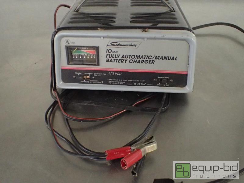 lot 6053 image: Schumacher 10 amp Battery Charger