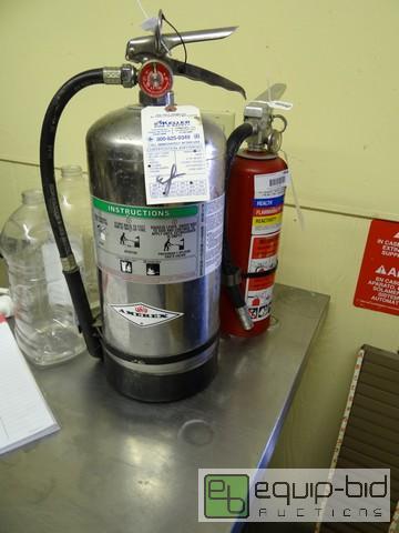 lot 484 image: Class K Fire Extinguisher And ABC Fire Extinguisher