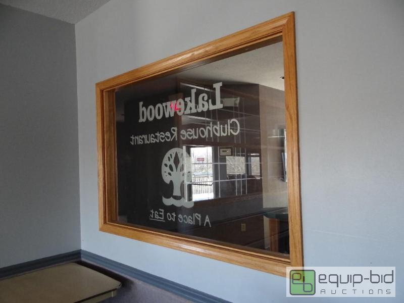 lot 548 image: Custom Made Lakewood ClubhouseSingle Pane Framed Glass Indoor Window 59-14 W x 39-14 Tall