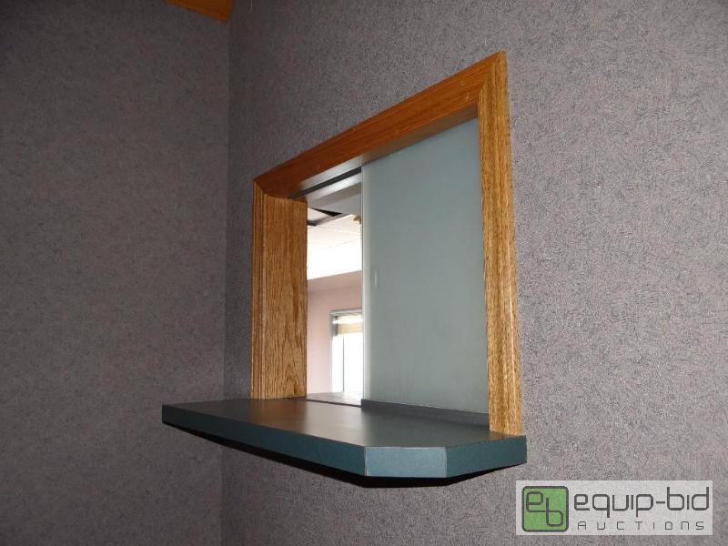 lot 550 image: Framed Slider Window w Shelf