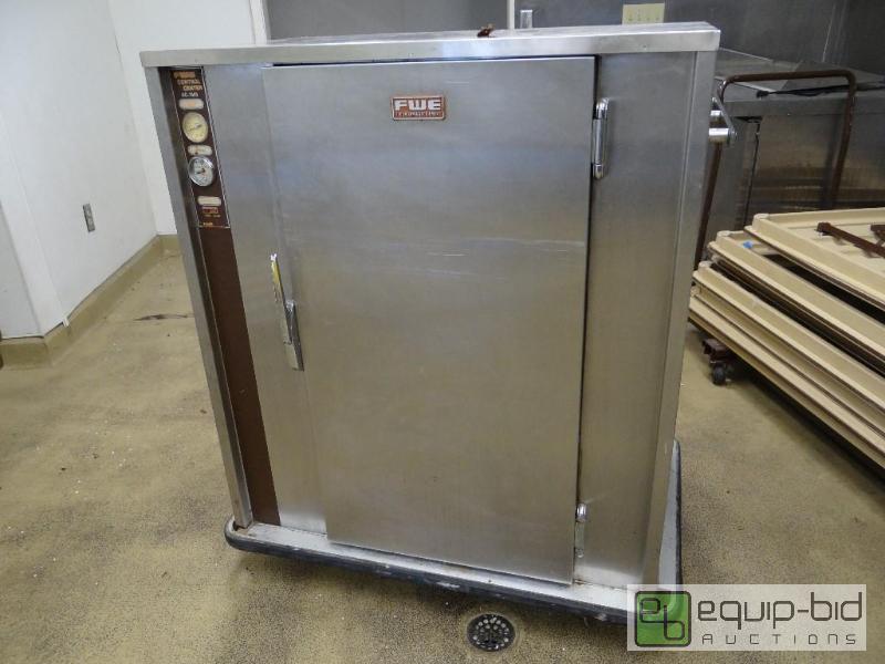 lot 564 image: Fwe Heated Banquet Cabinet Commercial Food Warmer On Casters