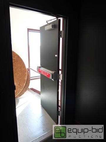 lot 634 image: 36x80 Steel Door With Alarm