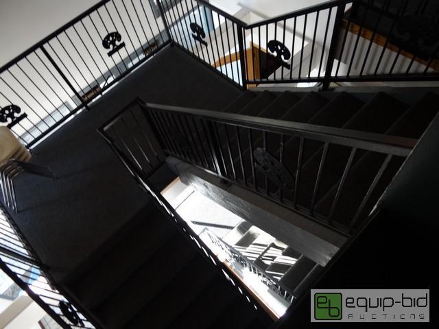lot 641 image: (5) 12 Flights Of Welded Metal Railing