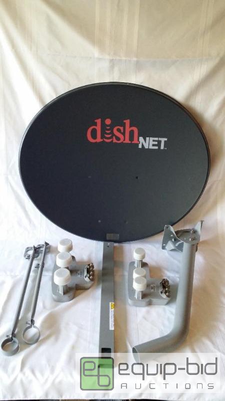 lot 1006 image: New Dish Net Satellite and mounting hardware....