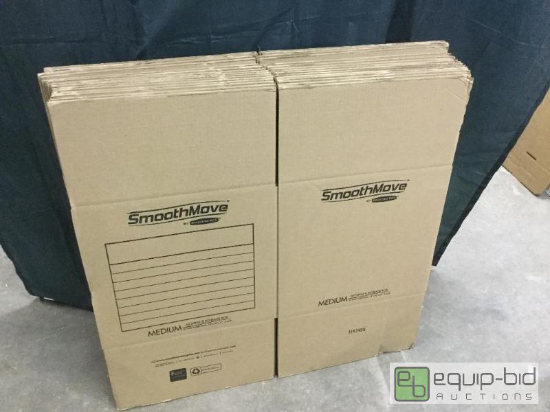 lot 114 image: Moving and Storage Boxes  Quantity 14 Condit...