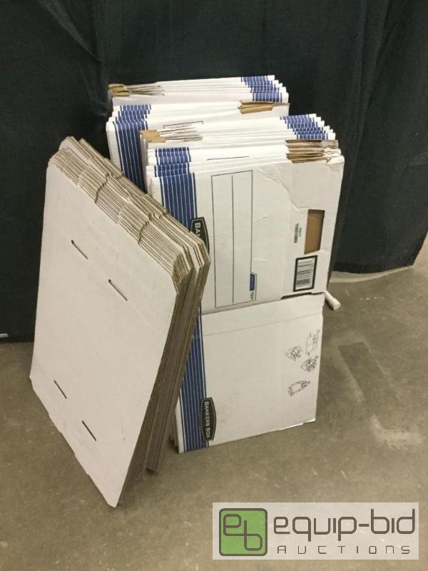 lot 121 image: Record Storage Bankers&nbspBoxes  Quantity ...