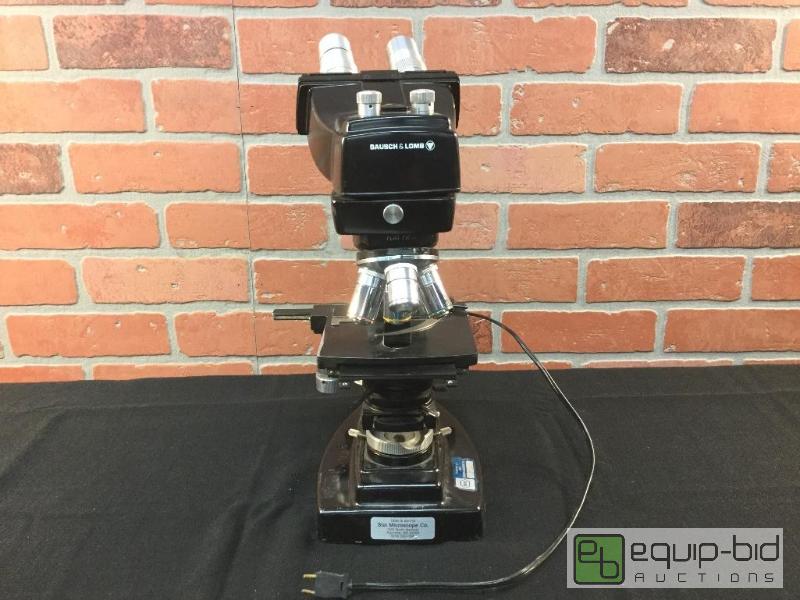 lot 166 image: Bausch &amp Lomb Laboratory Microscope  Quan...
