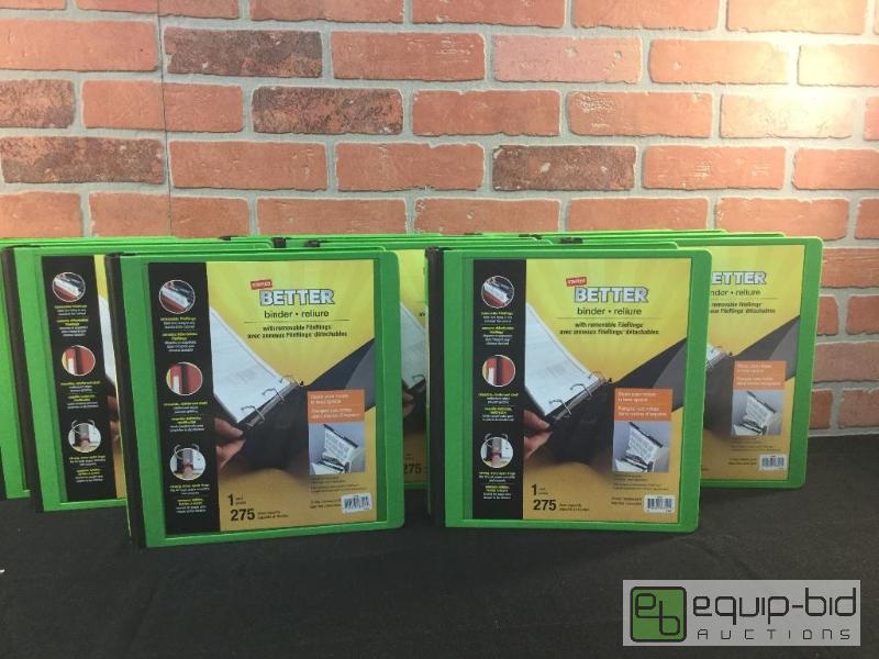lot 180 image: Staples Better Binder  Quantity 11 Color Gr...