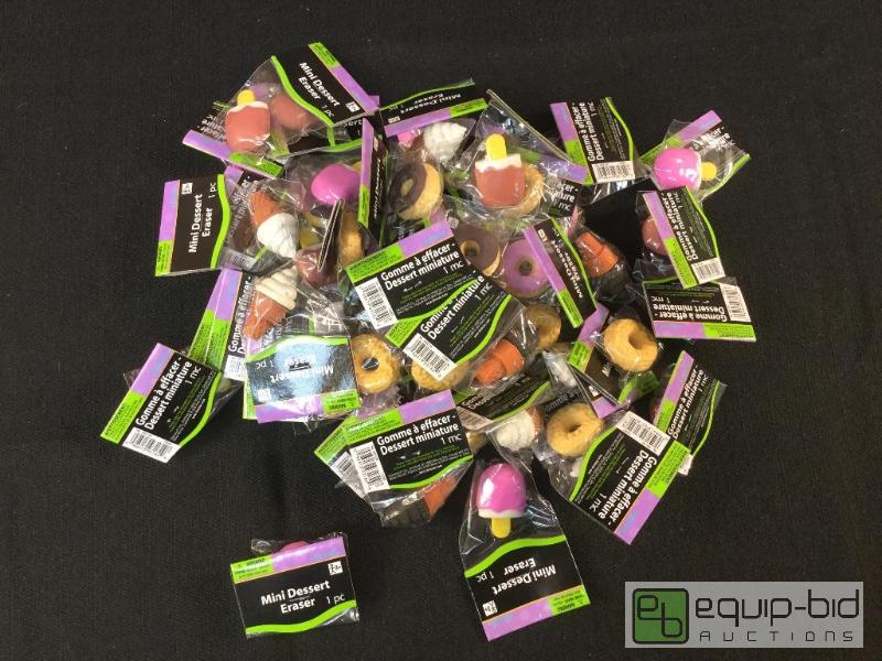 lot 182 image: Mini Dessert Erasers  Quantity 45 Condition...