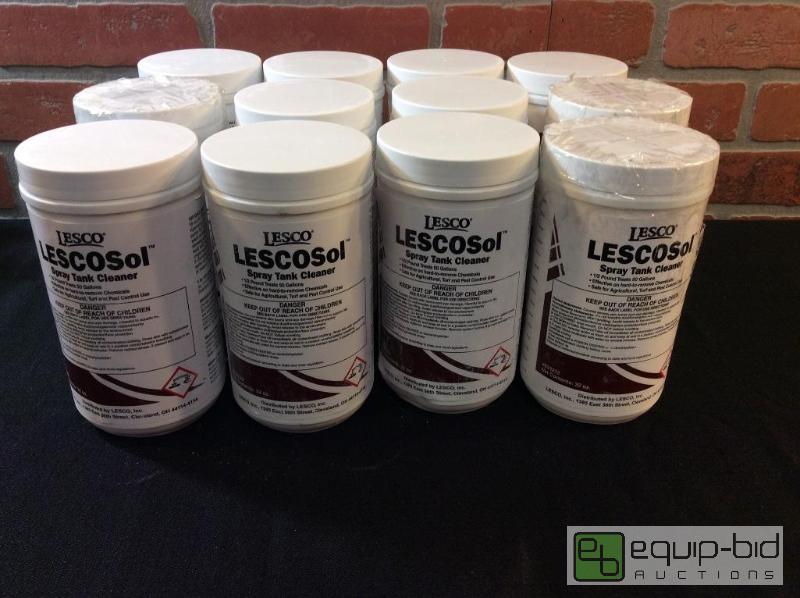 lot 196 image: Lesco Sol Spray Tank Cleaner  Quantity 12 It...