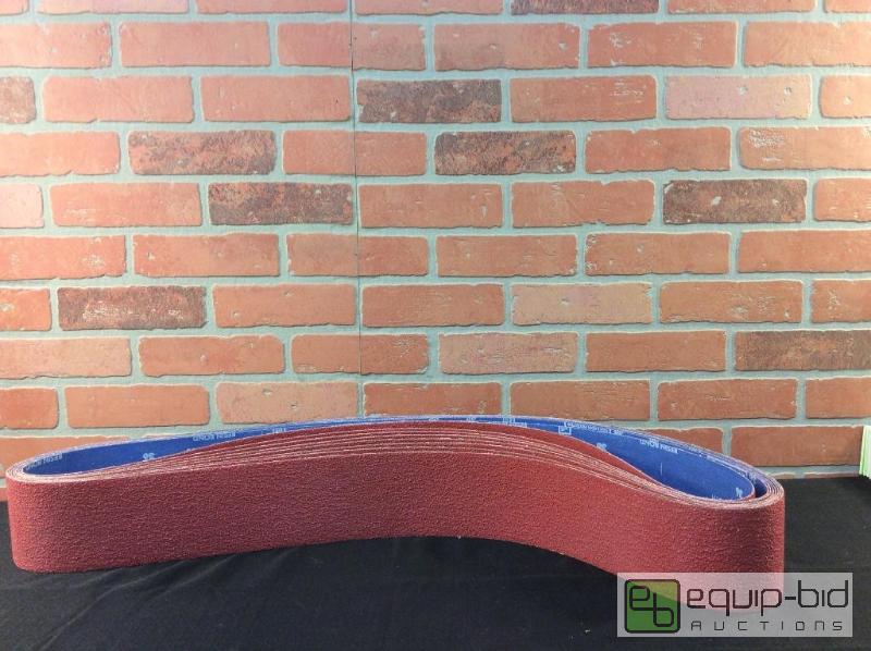 lot 213 image: NORTON Abrasives Sanding Belts  Quantity 8 B...