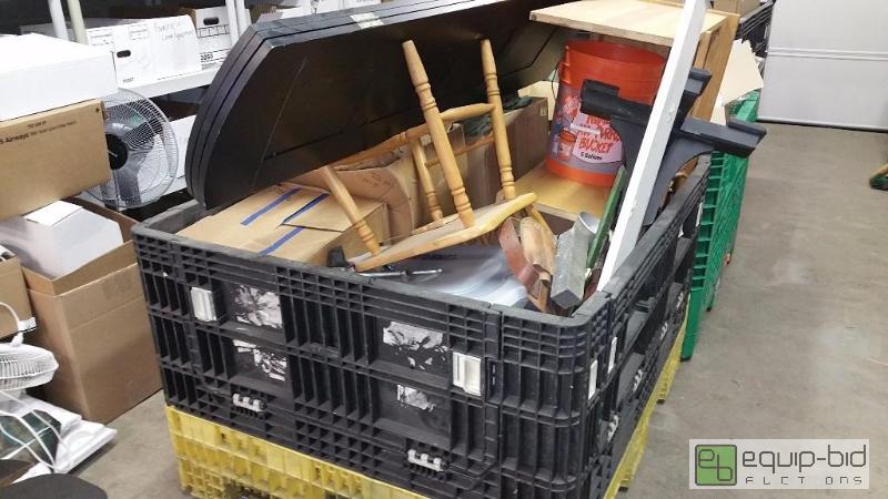 lot 230 image: 1 Qty Plastic Palletcrate Contents Included ...