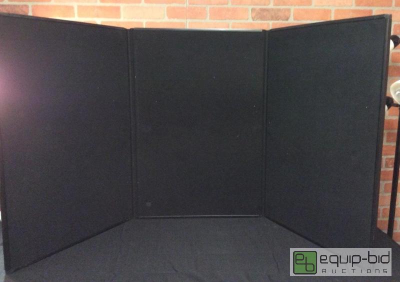 lot 4 image: Tri-Fold Display Board  Quantity 1 Color Bl...