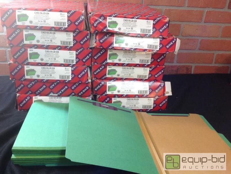 lot 58 image: Bulk Lot of Smead Classification Folders w Dividers