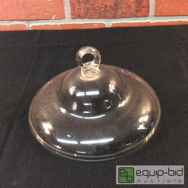 lot 76 image: Clear Oil Lamp Smoke Bell - Hand Blown - Vint...