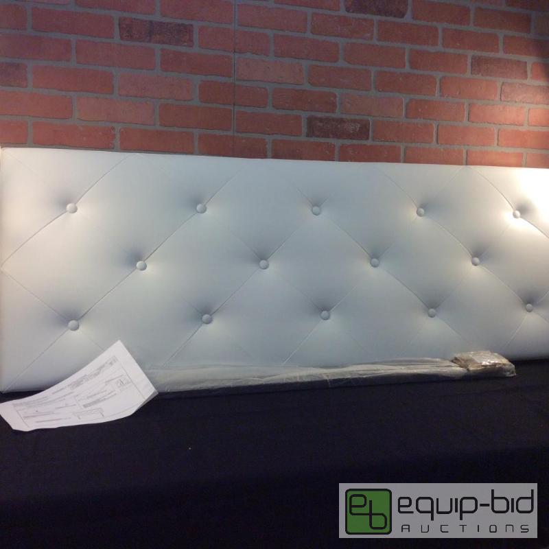 lot 77 image: Braxton Studio Queen Tufted Headboard  Quanti...