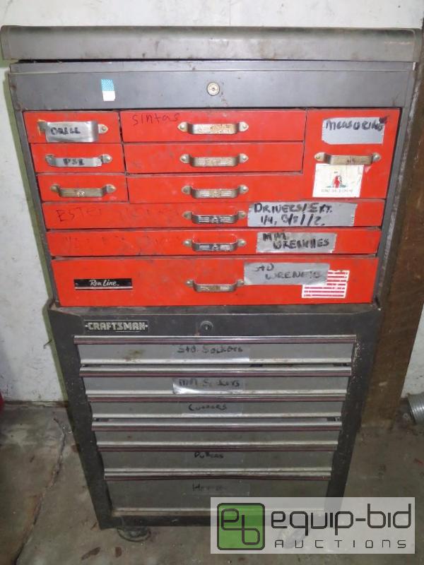 lot 12 image: Tool Chest Contents Included