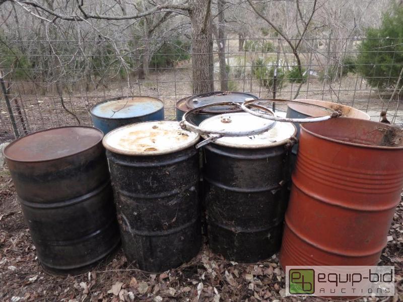 lot 158 image: 55 Gallon Drum Lot