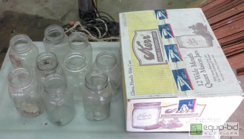 lot 190 image: Knoll Canning Jars