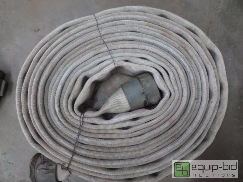 lot 201 image: Nylon NST Fire Hose with Couplers 50 to 75
