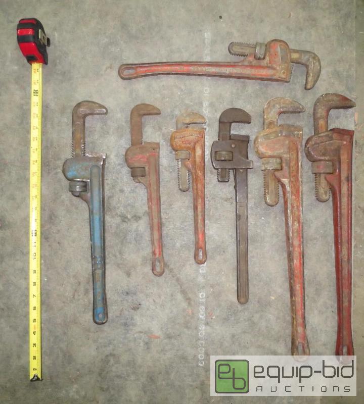 lot 53 image: Huge Lot of Pipe Wrenches