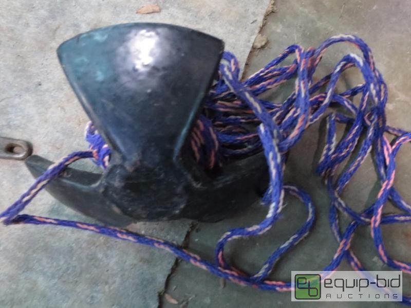 lot 98 image: Boat Anchor with Rope