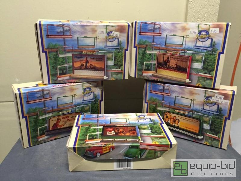 lot 106 image: Group of 5 Lefton Roadside America Billboards