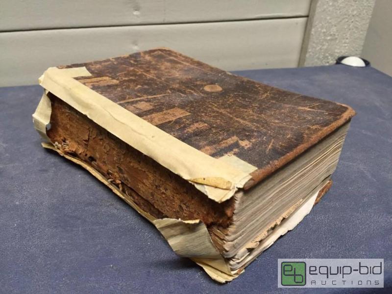 lot 119 image: Antique 1857 Bible