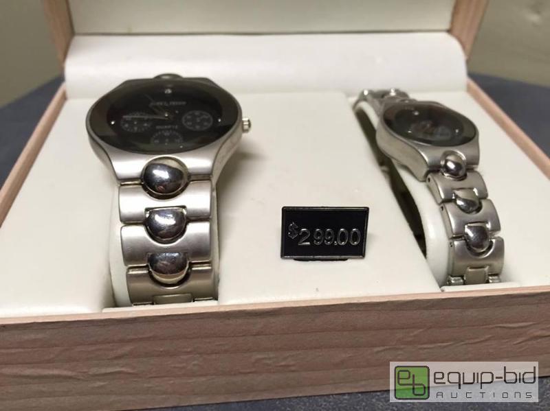 BRAND NEW! Alan & Fredd New York His and Hers Stainless  display picture 1