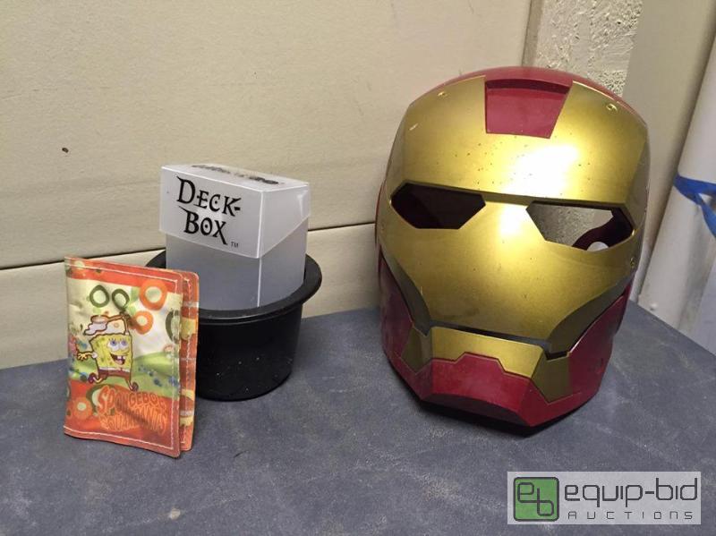 lot 152 image: Marvel Superhero Mask  Spongebob Wallet  Ulta Pro Deck Box