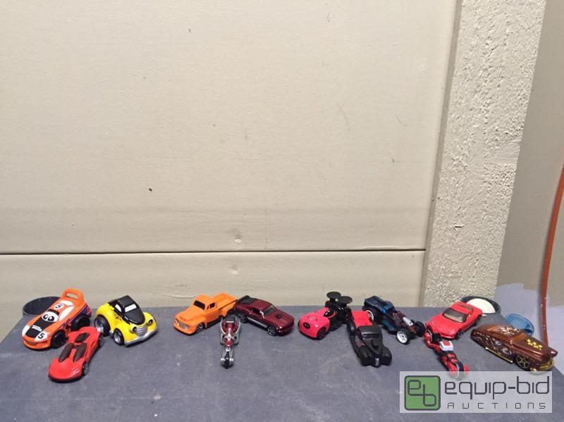 lot 168 image: Collection of Hot Wheels and Other Die-Cast Vehicles, Tonka, Motorcycles, Mickey Mouse, etc.