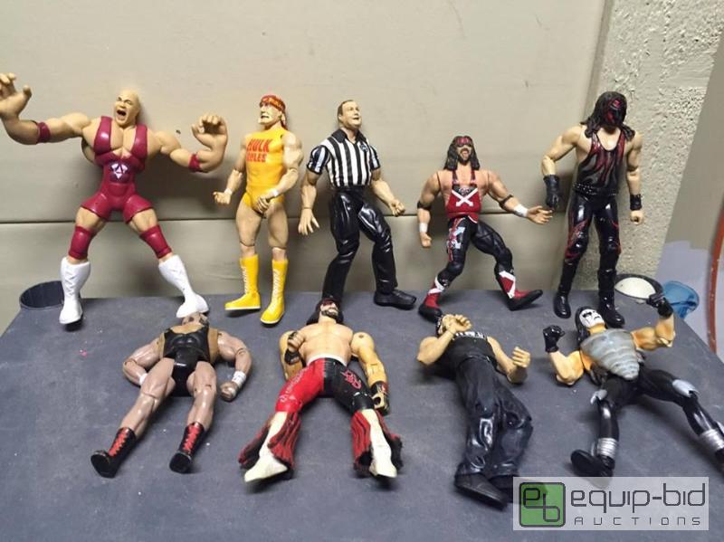 lot 178 image: Group of Classic Wrestler Action Figures