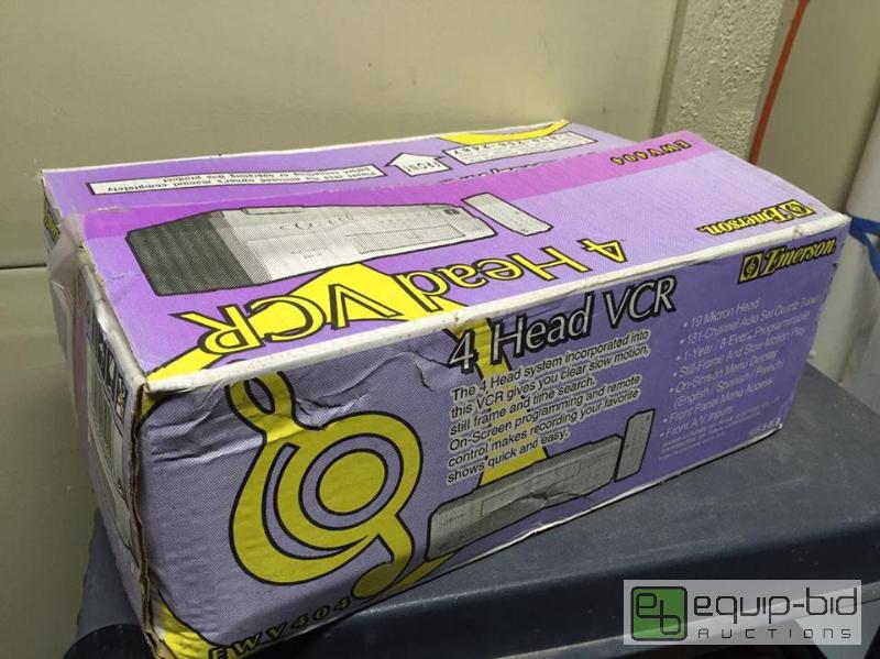 lot 185 image: NIB Emerson 4-Head VCR