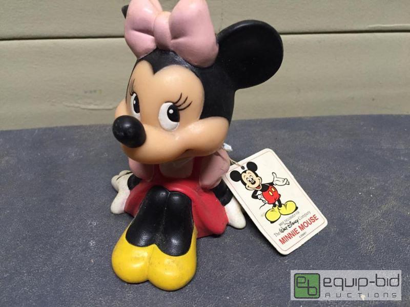 lot 189 image: Vintage Walt Disney Minnie Mouse Rubber Toy