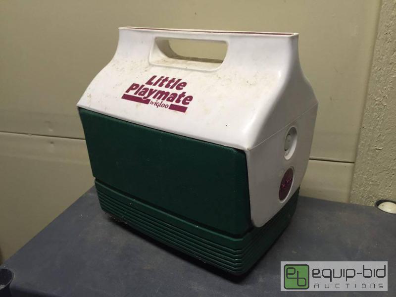 lot 195 image: Igloo Little Playmate Mini Cooler Full of Brand New Plastic Tumblers