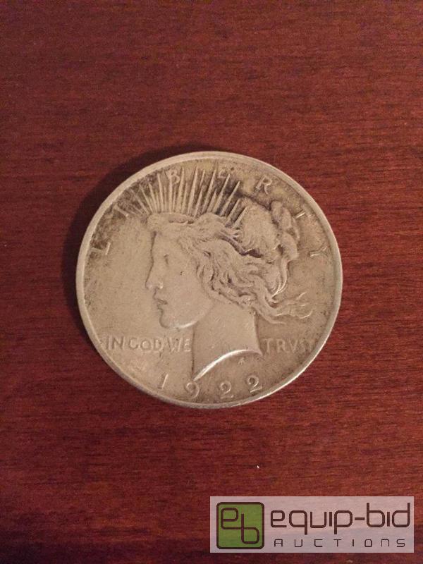lot 201 image: 1922 Silver Peace Dollar