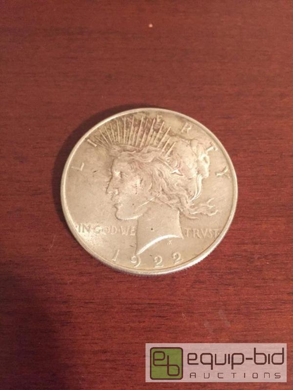 lot 202 image: 1922 Silver Peace Dollar