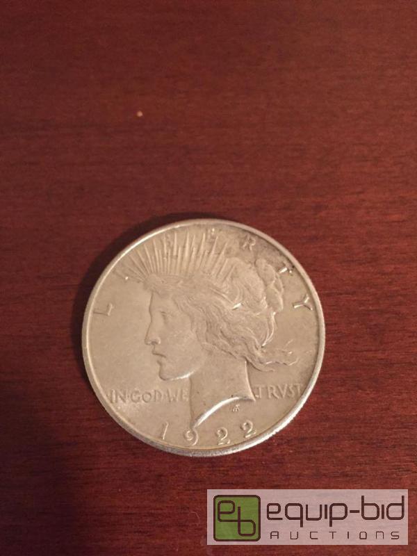 lot 203 image: 1922 Silver Peace Dollar