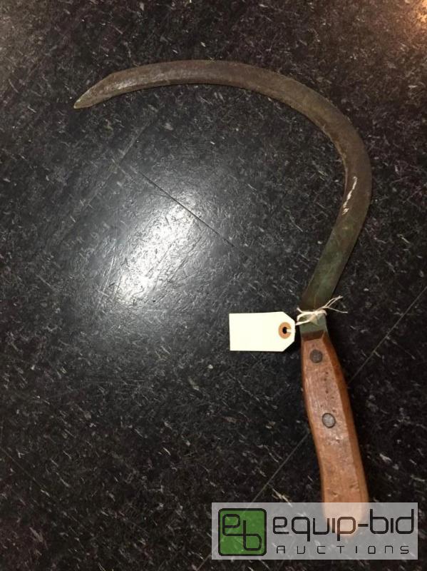 lot 62 image: Primitive Sickle (Wooden Handle)
