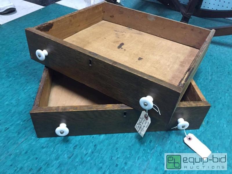 lot 65 image: Two Antique Oak Drawers