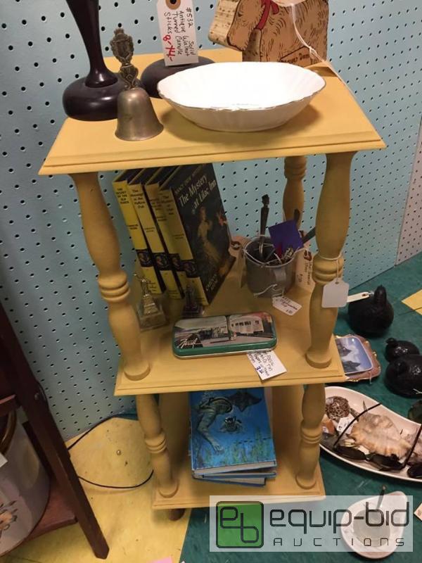 lot 91 image: Three Tier Plant Shelf (Contents not included)