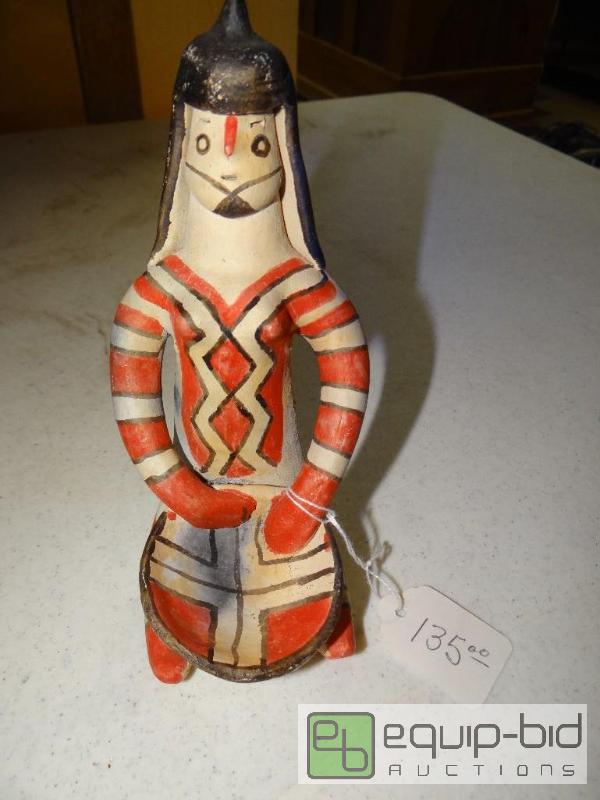 lot 1418 image: Indian artifact Priced at $135.00...