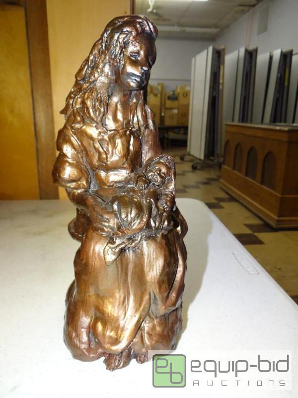 lot 1422 image: Local Wichita artist Babs Mellor, Mother and ...