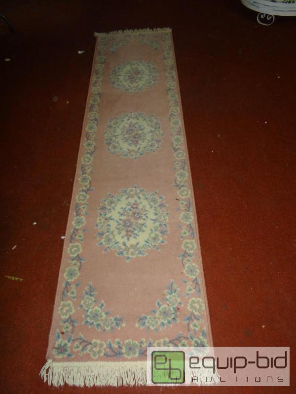 lot 1456 image: 2 x 710&quot runner rug....