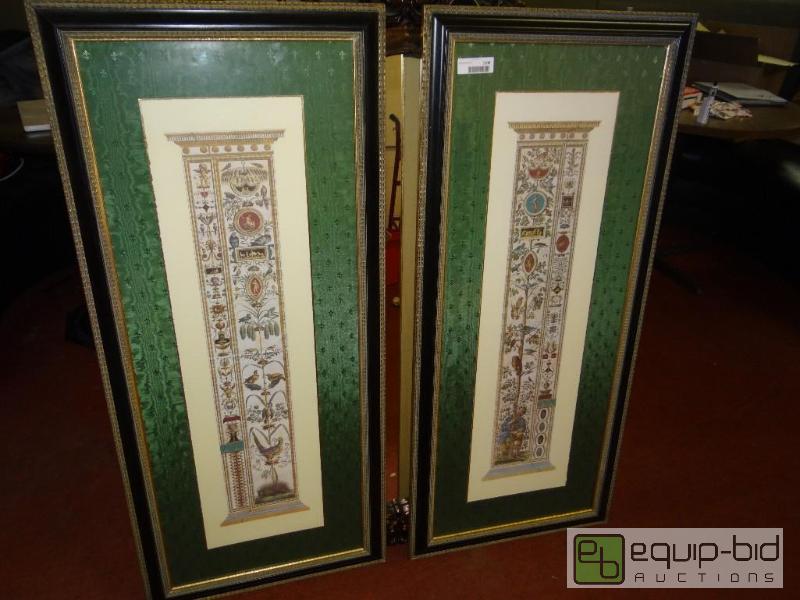 lot 1508 image: Set of 2 Italian panels.  21&quot x 47&quot...