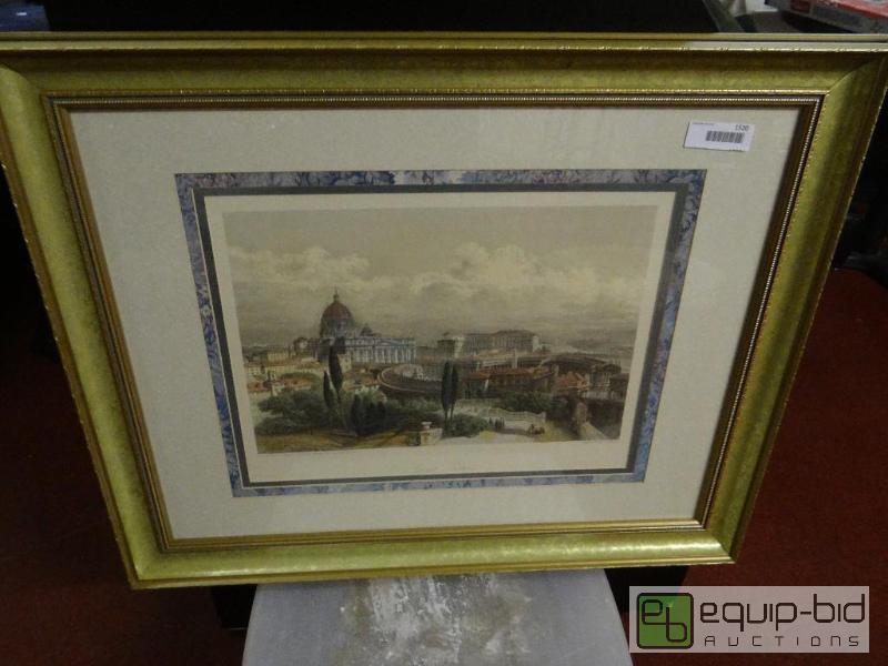 lot 1520 image: Framed print &quotSaint Peters&quot  26&quo...