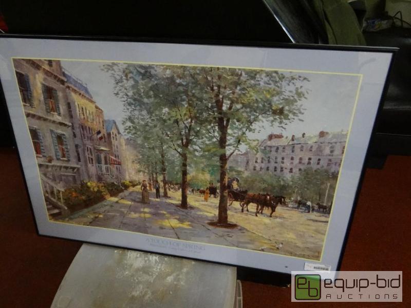 lot 1522 image: Framed print &quot A touch of spring&quot  ...