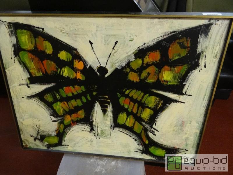 lot 1539 image: Large framed piece signed by artist.  41&quot...